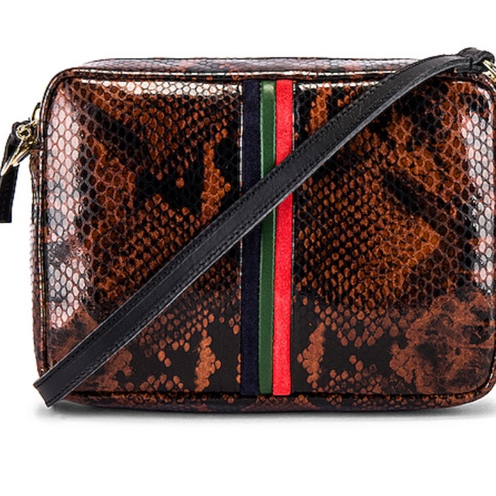 Clare V Crossbody Snakeskin